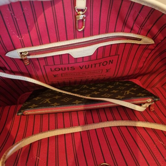 Neverfull Monogram Tote PM Brown Canvas - Picture 9 of 11